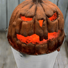 Large Lighted Pumpkin Bucket Drop Dead Design Studios 