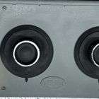 Radio Replica - Atwater Kent Faceplate Only Gauges and LED Lights Drop Dead Design Studios Gray w/black knobs Warm White 