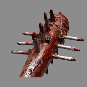 Bloody Bat Prop w/nails Prop