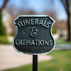 Funerals and Cremations Sign